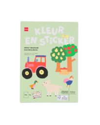 HEMA HEMA Kleurboek A5 Met Stickers Boerderijdieren