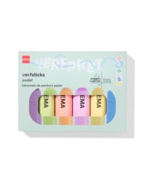 HEMA HEMA Verfsticks Pastel - 6 Stuks