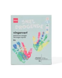 HEMA HEMA Vingerverf - 4 Stuks
