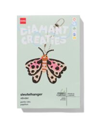 HEMA Diamantcreaties Sleutelhanger Vlinder