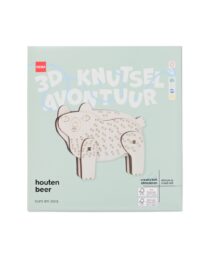 HEMA Bouwplaat Houten Beer
