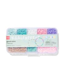 HEMA HEMA Glaskralen 135gram Pastelkleuren