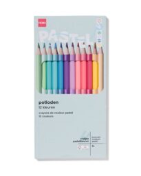 HEMA Kleurpotloden Pastel - 12 Stuks