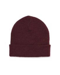 Heren Beanie Bordeaux