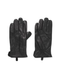 HEMA Herenhandschoenen leer zwart (zwart)