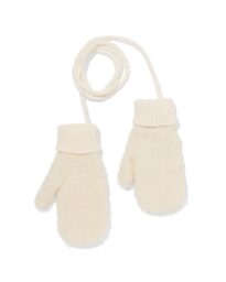 HEMA HEMA Kinderwanten Teddy Wit Beige (beige)