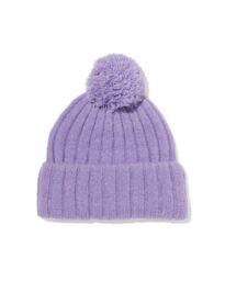 051 Kinder Beanie Pompon Lila (lila)
