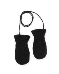 051 Kinderwanten Fleece Zwart (zwart)