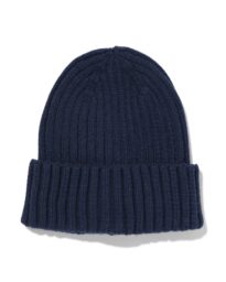 HEMA HEMA Kinder Muts Beanie (donkerblauw)