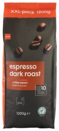 Koffiebonen Dark Roast Espresso - 1.2 Kg