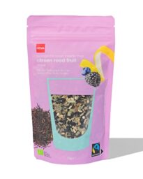 HEMA HEMA Navulling Bio Zwarte Thee Citroen-rood Fruit 75gr