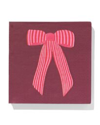 HEMA HEMA Servetten 33x33cm Papier Strikken - 20 Stuks