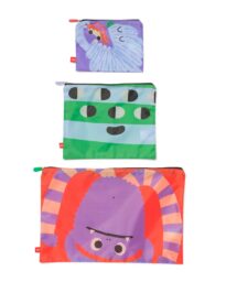 HEMA Ritstasjes S+M+L Monsters - 3 Stuks