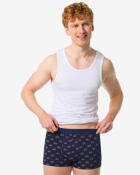 HEMA Korte Herenboxers Katoen Stretch Fietsen - 3 Stuks