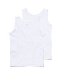 HEMA Kinderhemden - 2 Stuks Wit (wit)