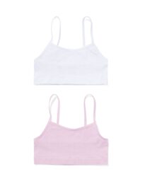 051 Kindertops Naadloos Rib - 2 Stuks Lichtpaars (lichtpaars)