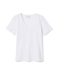 HEMA Dames T-shirt Perfect Comfort Katoen Wit (wit)