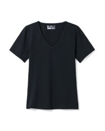 HEMA Dames T-shirt Perfect Comfort Katoen Zwart (zwart)