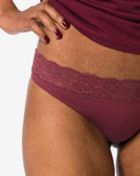 HEMA Damesstring Naadloos Micro Met Kant