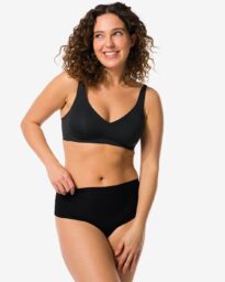 Damesstring Hoge Taille Micro Rib