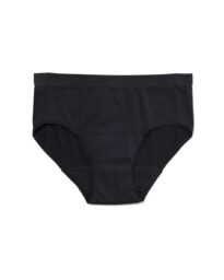 140 Naadloze Menstruatiehipster Lichte Absorptie Zwart (zwart)