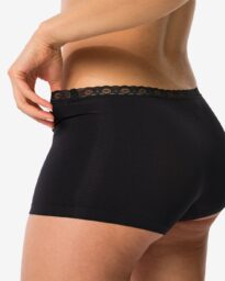 Damesboxer Naadloos Micro Met Kant