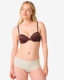 HEMA Dames Tailleslip Micro Rib Gebroken Wit (gebroken wit)