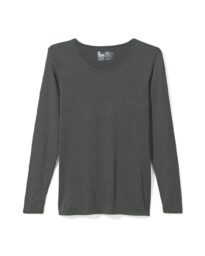HEMA Dames Temptech T-shirt Grijsmelange (grijsmelange)