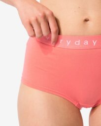 Damesboxer Katoen Everyday Tailleband roze