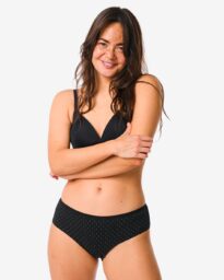 HEMA Dames Hipsters Stretch Katoen - 2 Stuks Zwart (zwart)