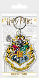 Harry Potter - Hogwarts Crest Rubber Keychain