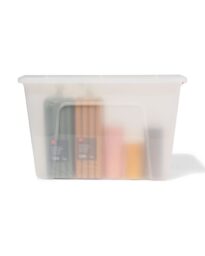 HEMA Opbergbox Tokyo Transparant 60L Recycled