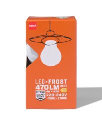 HEMA HEMA Led Peer Glass Frost E27 4W 470lm