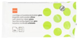 HEMA Vochtige Schoonmaakdoekjes Glas 29x18 - 20 Stuks
