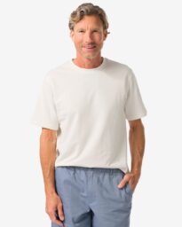 Heren T-shirt Relaxed Fit Structuur Gebroken