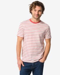 Heren T-shirt Lorenzo Strepen