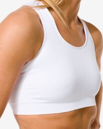 Damessporttop Medium Support Naadloos