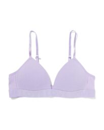 HEMA Voorgevormde Bh Zonder Beugel Rib Lavendel (lavendel)