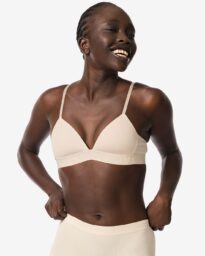 HEMA Voorgevormde Bh Zonder Beugel Rib Nude (nude)