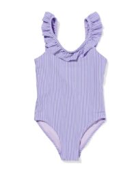 HEMA Kinderbadpak Seersucker Lila (lila)