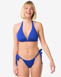 HEMA Dames Bikinibroekje Verstelbaar Blauw (blauw)