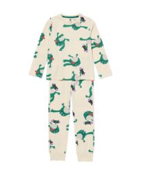 051 Kinderpyjama Monster Gebroken Wit (gebroken wit)
