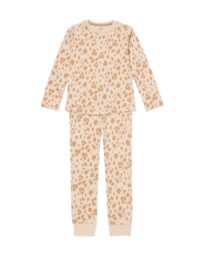 051 Kinderpyjama Luipaard Beige (beige)