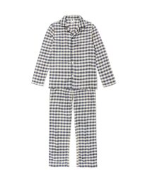 051 Kinderpyjama Flannel Strepen Blauw (blauw)