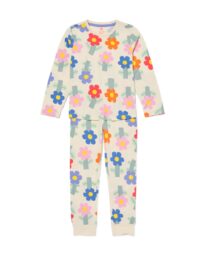 HEMA Kinderpyjama Bloemen Multi (multi)