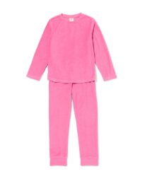 051 Kinderpyjama Badstof Roze (roze)