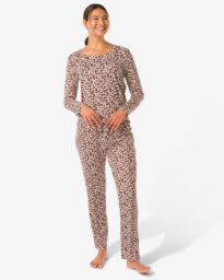 Damespyjama Micro Luipaard