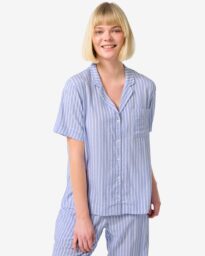 Dames Pyjamatop Seersucker