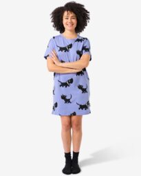 HEMA Takkie Damesnachthemd Blauw (blauw)