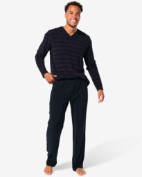 Heren Pyjama Terry Strepen